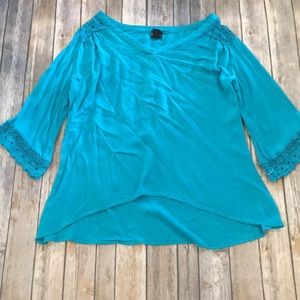 1X La Vanya 3/4 sleeve Blouse